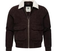 Cordjacke RAGWEAR "Aviss", Herren, Gr. XXL (56), braun (dunkelbraun), Obermaterial: 100% Baumwolle, Innenfutter: 100% Polyester, Wattierung: 100% Polyester, sportlich, gerade hüftbedeckend, Langarm Är