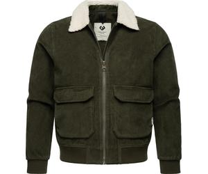 Wasserdichte Kordjacke "Aviss" Dark Olive XL