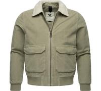 Ragwear Herren Cordjacke wasserdichte und atmungsaktive Übergangsjacke aus Kord Aviss YOUMODO Dusty Olive Gr. L