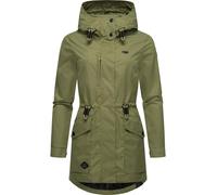 Wasserdichte Outdoorjacke mit Kapuze "Alysa" Olive L