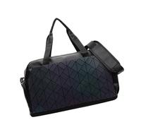 Wasserdichte PU-Sporttasche, separates Nassfach, Schultertasche, Reisetasche, Handtasche, für Fitness, Reisen, unverzichtbar, funktional, Sport, Duffle Pack, violett, Mass Beauty