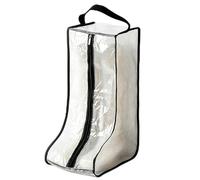 Wasserdichte PVC-Stiefel-Aufbewahrungstaschen, 1/2/4 Packungen, transparent, staubdicht, Schuh-Organizer mit Griff, Reißverschluss, strapazierfähige Schuhtasche für hohe/kurze Stiefel für Zuhause