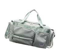 Wasserdichte Reisetasche, Wochenendtasche, Handgepäcktasche für Damen und Mädchen, Sport, Fitnessstudio, Übernachtung, Schulter, grün, Mass Beauty