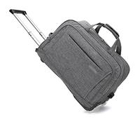Wasserdichte, Rollende Business-Reisetasche, Koffer Mit Rollen, Leichte, Weiche Reisetasche, Handgepäck Mit Rollen, Outdoor-Trolley, Übernachtungs-Wochenendtasche For Damen Und Herren ( Farbe : Grey ,