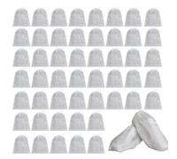 Wasserdichte Schuhtasche, 50 Stück, tragbare Taschen gegen Vergilben, Aufbewahrungstasche aus Vliesstoff mit Kordelzug für Schuhe, Stiefel, Kleidung und Make-up, 32 x 38 cm, Consulte la descripción