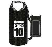wasserdichte Trockentasche - Rucksack mit Rollen - für Reisen, Camping, Einkaufen, Pendeln, Outdoor, Kajak, Schwarz, Beziehen Sie Sich auf die Beschreibung, Siehe Beschreibung