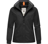 Wasserdichte Übergangsjacke mit hohem Kragen "Apola" Black M