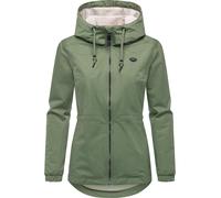 Wasserdichte Übergangsjacke mit Kapuze "Dankka Tech" Olive25 M