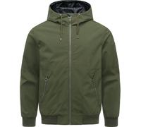 Outdoorjacke RAGWEAR "Stuartt Summer YOUMODO", Herren, Gr. M (50), olivgrün, Obermaterial: 100% Polyester; Innenfutter: 100% Polyester, gerade hüftbedeckend, hoch geschlossener Ausschnitt, Ärmel ohne