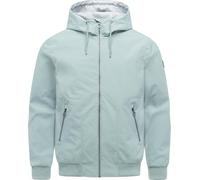 Outdoorjacke RAGWEAR "Stuartt Summer YOUMODO", Herren, Gr. S (48), hellblau, Obermaterial: 100% Polyester; Innenfutter: 100% Polyester, gerade hüftbedeckend, hoch geschlossener Ausschnitt, Ärmel ohne 