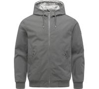Outdoorjacke RAGWEAR "Stuartt Summer YOUMODO", Herren, Gr. S (48), hellgrau, Obermaterial: 100% Polyester; Innenfutter: 100% Polyester, gerade hüftbedeckend, hoch geschlossener Ausschnitt, Ärmel ohne