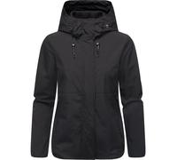 Wasserdichte Übergangsjacke mit Kapuze "Sunniva A" Black L