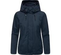 Outdoorjacke RAGWEAR "Sunniva A", Damen, Gr. S (36), blau (navy), Obermaterial: 100% Polyester, Innenfutter: 100% Polyester, casual, figurumspielend hüftlang, hoch geschlossener Ausschnitt, Langarm Är