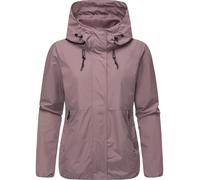 Outdoorjacke RAGWEAR "Sunniva Light", Damen, Gr. S (36), lila (mauve), Obermaterial: 100% Polyester; Innenfutter: 100% Polyester, Basic, lässig geschnitten hüftbedeckend, hoch geschlossener Ausschnitt