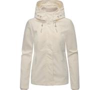 Outdoorjacke RAGWEAR "Sunniva B", Damen, Gr. XL (42), beige (elfenbeinfarben), Obermaterial: 100% Polyester, Innenfutter: 100% Polyester, casual, figurumspielend hüftbedeckend, Langarm Ärmel ohne Ärme