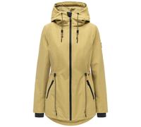 Wasserdichte Übergangsjacke mit verstellbarer Kapuze "Blumentanz 14" Urban Khaki S