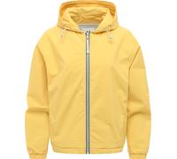Wasserdichte Übergangsjacke mit verstellbarer Kapuze "Cezzora" Banana XXL