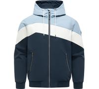 Outdoorjacke RAGWEAR "Stewie Block YOUMODO", Gr. 4XL (60), dusty blau, Obermaterial: 100% Polyester. Futter: 100% Polyester, gerade hüftbedeckend, Ärmel ohne Ärmelschlitz Rippstrickbündchen, Jacken Ou