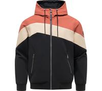 Wasserdichte Übergangsjacke "Stewie Block" Terracotta XXXL
