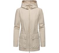 Funktionsjacke RAGWEAR "Monadetta A", Damen, Gr. M (38), beige (ecru), Obermaterial: 100% Polyester, Innenfutter: 100% Polyester, Basic, figurumspielend Po-bedeckend, hoch geschlossener Ausschnitt, La