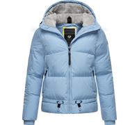 Ragwear Damen Winterjacke warme wasserdichte Steppjacke mit Kapuze Briony YOUMODO Cloud Gr. M