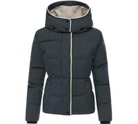 Winterjacke RAGWEAR "Gleama Melange YOUMODO", Damen, Gr. XL (42), grau (dunkelgrau), Obermaterial: 100% Polyester, Innenfutter: 100% Polyester, Wattierung: 100% Polyester, tailliert hüftlang, hoch ges