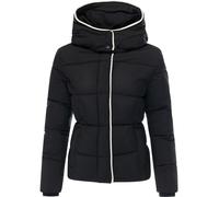 Winterjacke RAGWEAR "Gleama YOUMODO", Damen, Gr. M (38), schwarz, Obermaterial: 100% Polyester, Innenfutter: 100% Polyester, Wattierung: 100% Polyester, tailliert hüftlang, hoch geschlossener Ausschni
