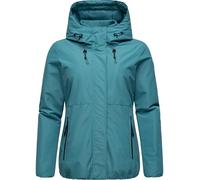 Wasserdichte Winterjacke mit flauschigem Teddyfell-Innenfutter "Sunniva" Ocean Green XS
