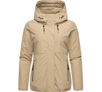 Wasserdichte Winterjacke mit flauschigem Teddyfell-Innenfutter "Sunniva" Taupe M