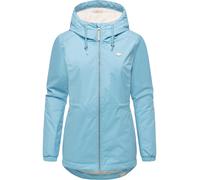 Winterjacke RAGWEAR "Dankka Warm", Damen, Gr. 5XL (50), blau (hellblau), Obermaterial: 100% Polyester. Innenfutter: 100% Polyester. Wattierung: 100% Polyester, Basic, figurumspielend Po-bedeckend, hoc