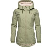 Winterjacke RAGWEAR "Dankka Warm", Damen, Gr. XL (42), grün (helloliv), Obermaterial: 100% Polyester. Innenfutter: 100% Polyester. Wattierung: 100% Polyester, Basic, figurumspielend Po-bedeckend, hoch