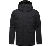 Wasserdichte Winterjacke mit Kapuze "Mr Them" Black XXXL