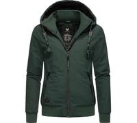 Ragwear Damen Winterjacke Outdoorjacke wasserdicht mit Kapuze Nuggie Melange Dark Green Gr. XS