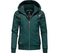 wasserdichte Winterjacke mit Kapuze "Nuggie Zig Zag Intl." Dark Green22 XXXL