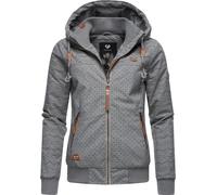 Ragwear Damen Winterjacke Nuggie Zig Zag Intl. Grey22 Gr. S