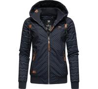 Ragwear Damen Winterjacke Nuggie Zig Zag Intl. Navy22 Gr. M