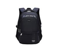 Wasserdichter Jungen-Schulrucksack Oxford-Tasche College-Rucksack für Jungen Kinderschultasche Schwarz