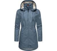 Wasserdichter Kurzmantel mit Kapuze "Dakkota II" Stone Blue L