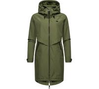 Jerseymantel RAGWEAR "Frodik" Gr. XL (42), grün (olivgrün) Damen Mäntel Übergangsmäntel Stylischer oversized Parka für die Übergangszeit (43286341-XL)