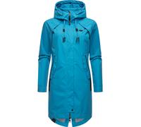 Wasserdichter oversized Übergangsparka mit Kapuze "Rejany" Sky Blue L