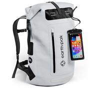 Wasserdichter Rucksack 85L - Rolltop Dry Bag - Kajak Angeln - Damen Herren | Wasserfeste Tasche mit Rolltop und wasserdichter Handyhülle - 85L ideal für Kajak, Boot und Angeln, für Damen und Herren