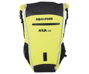 Wasserdichter Rucksack Oxford Aqua B25 schwarz-fluo gelb 25 l