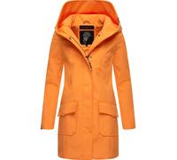Wasserdichter Softshell-Mantel lang mit Kapuze "Mayleen" Apricot Sorbet M