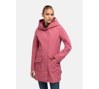 Wasserdichter Softshell-Mantel lang mit Kapuze "Mayleen" Berry XS