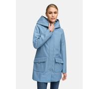 Wasserdichter Softshell-Mantel lang mit Kapuze "Mayleen" Powder Blue M