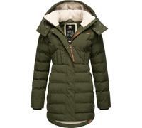 Wasserdichter Steppmantel mit Kapuze "Ashanta" Olive23 XXXL