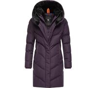 Steppmantel RAGWEAR "Natalka Cosy" Gr. L (40), lila (pflaume) Damen Mäntel (30899349-L) pflaume