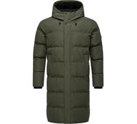 Wasserdichter Steppmantel mit Kapuze "Nordwey" Dark Olive L