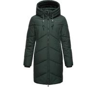 Wasserdichter Steppmantel mit Kapuze "Novista" Dark Green XS