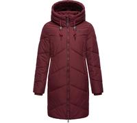Steppmantel RAGWEAR "Novista", Damen, Gr. L (40), rot (weinrot), Obermaterial: 100% Polyester. Futter: 100% Polyester. Wattierung: 100% Polyester. Ärmelfutter: 100% Polyester, gerade knieumspielend, h